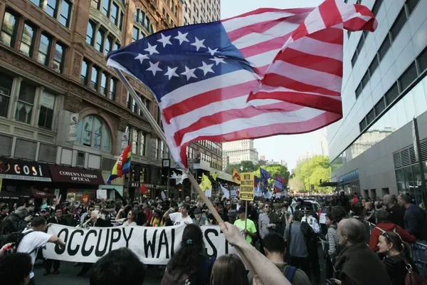 An Occupy protest.
